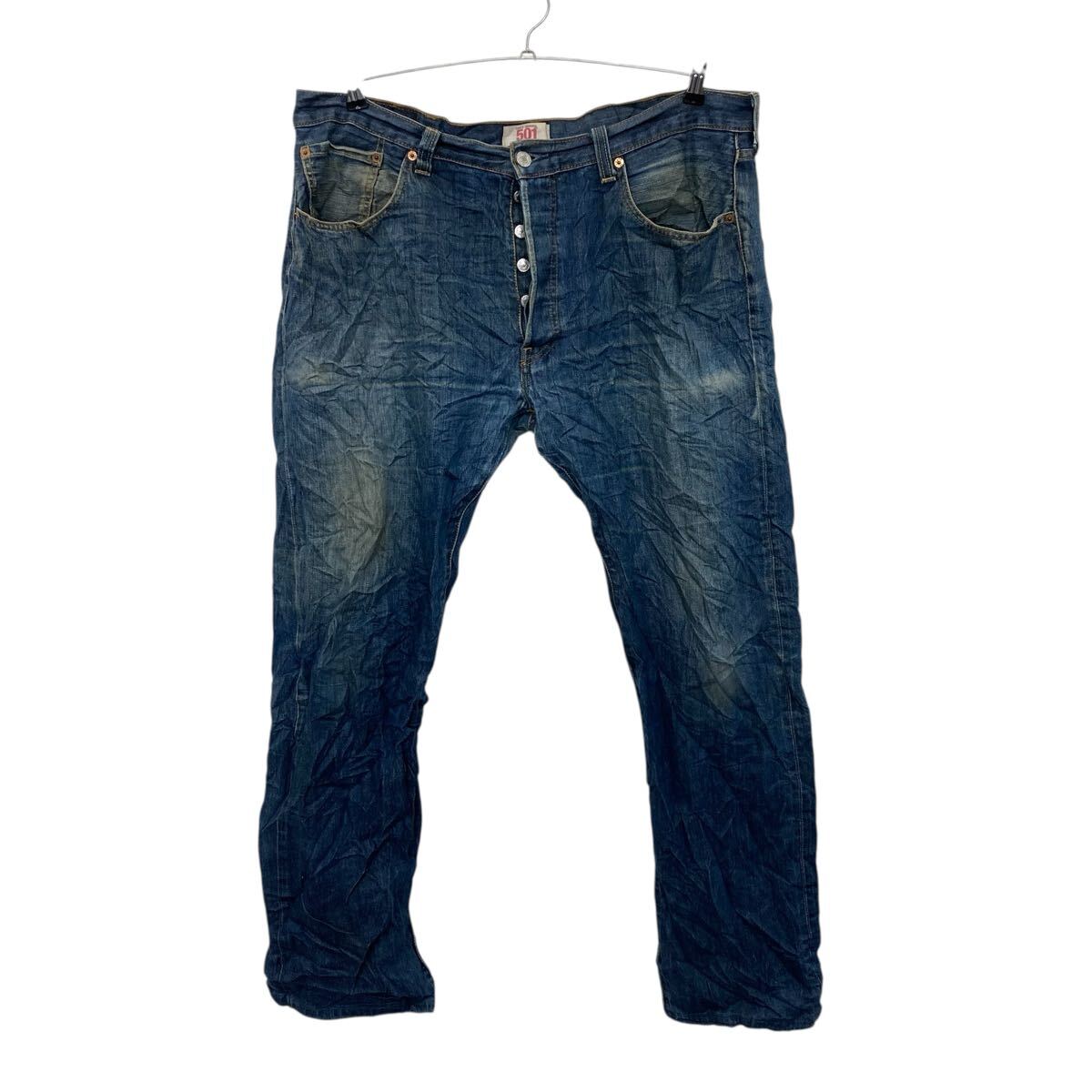 【中古】【古着】 Levi's 501 デニムパンツ W38 インディゴ リーバイス ボタンフライ カジュアル アメカジ ジーンズ 古着卸 アメリカ仕入 2506-350