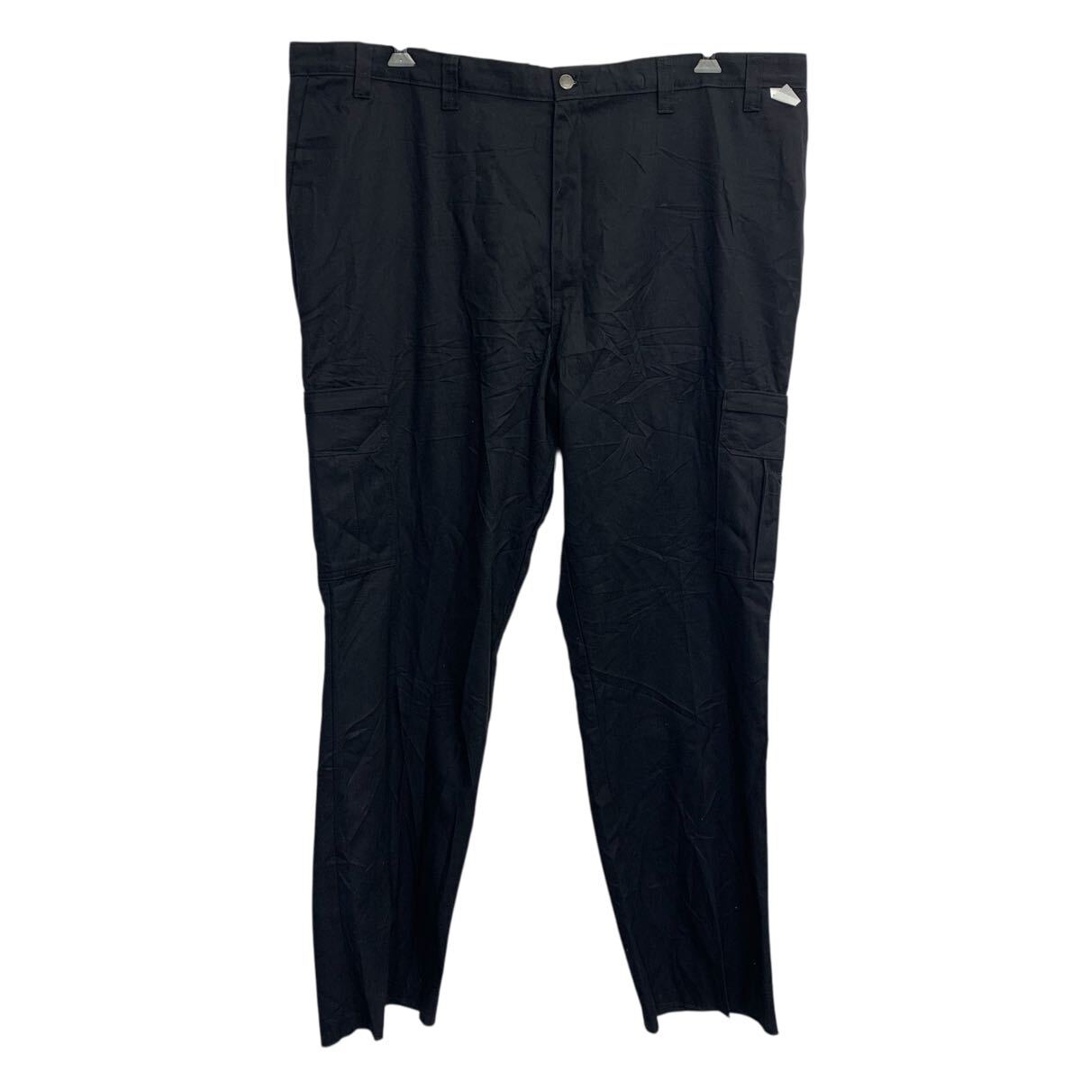 【中古】【古着】 Dickies ワークパンツ 48UU ブラック ディッキーズ ジップアップ ビッグサイズ ワークウェア ボトムス 古着卸 アメリカ仕入 2506-353