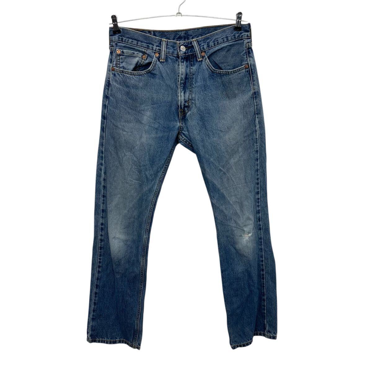 【中古】【古着】 Levi's 505 デニムパンツ W31 ブルー リーバイス ジップアップ カジュアル アメカジ ジーンズ 古着卸 アメリカ仕入 2506-382