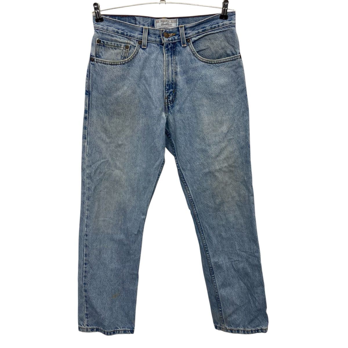【中古】【古着】 Levi's デニムパンツ W31 ブルー リーバイス ジップアップ メキシコ製 カジュアル アメカジ ジーンズ 古着卸 アメリカ仕入 2506-416