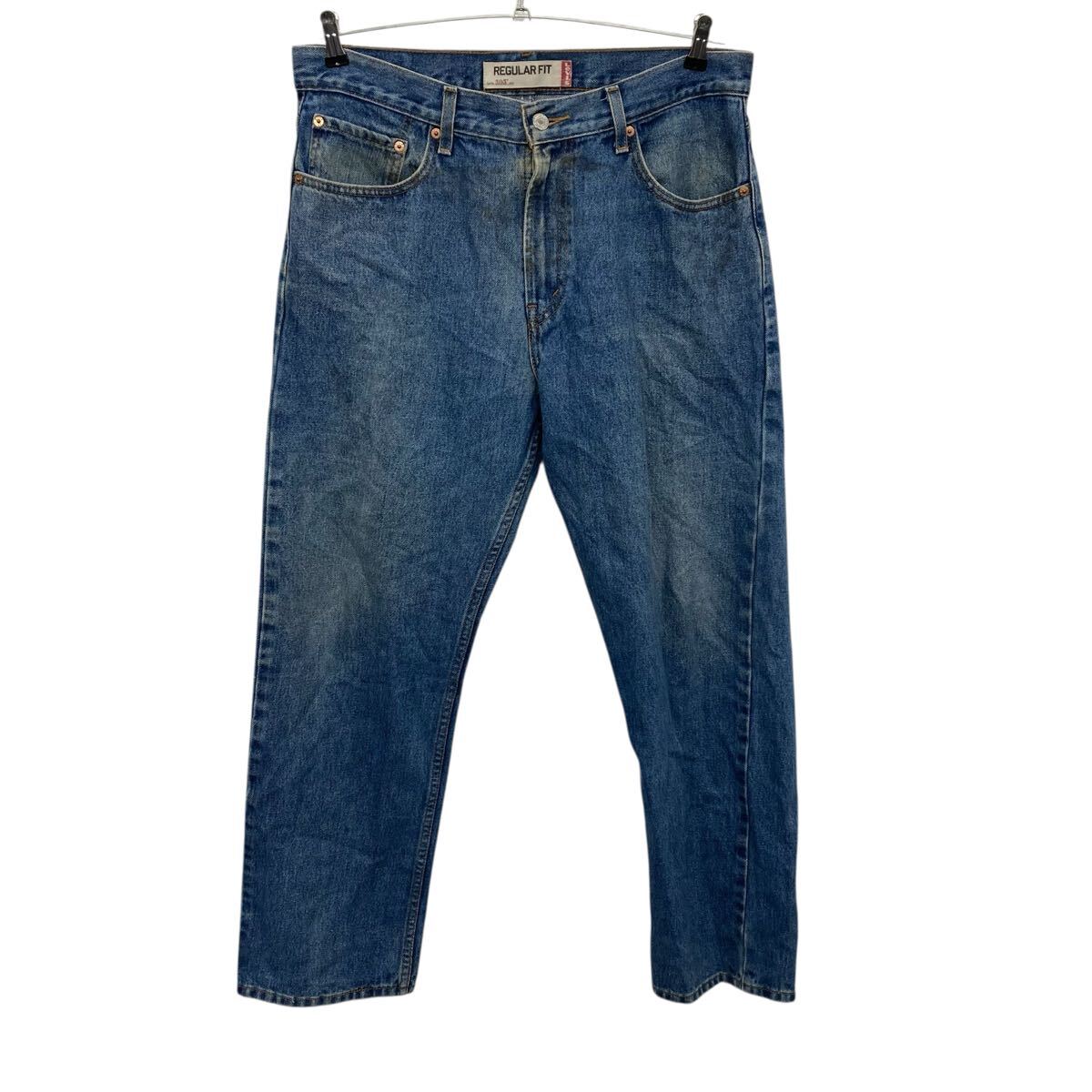 【中古】【古着】 Levi's 505 デニムパンツ W34 ブルー リーバイス ジップアップ カジュアル アメカジ ジーンズ 古着卸 アメリカ仕入 2506-427