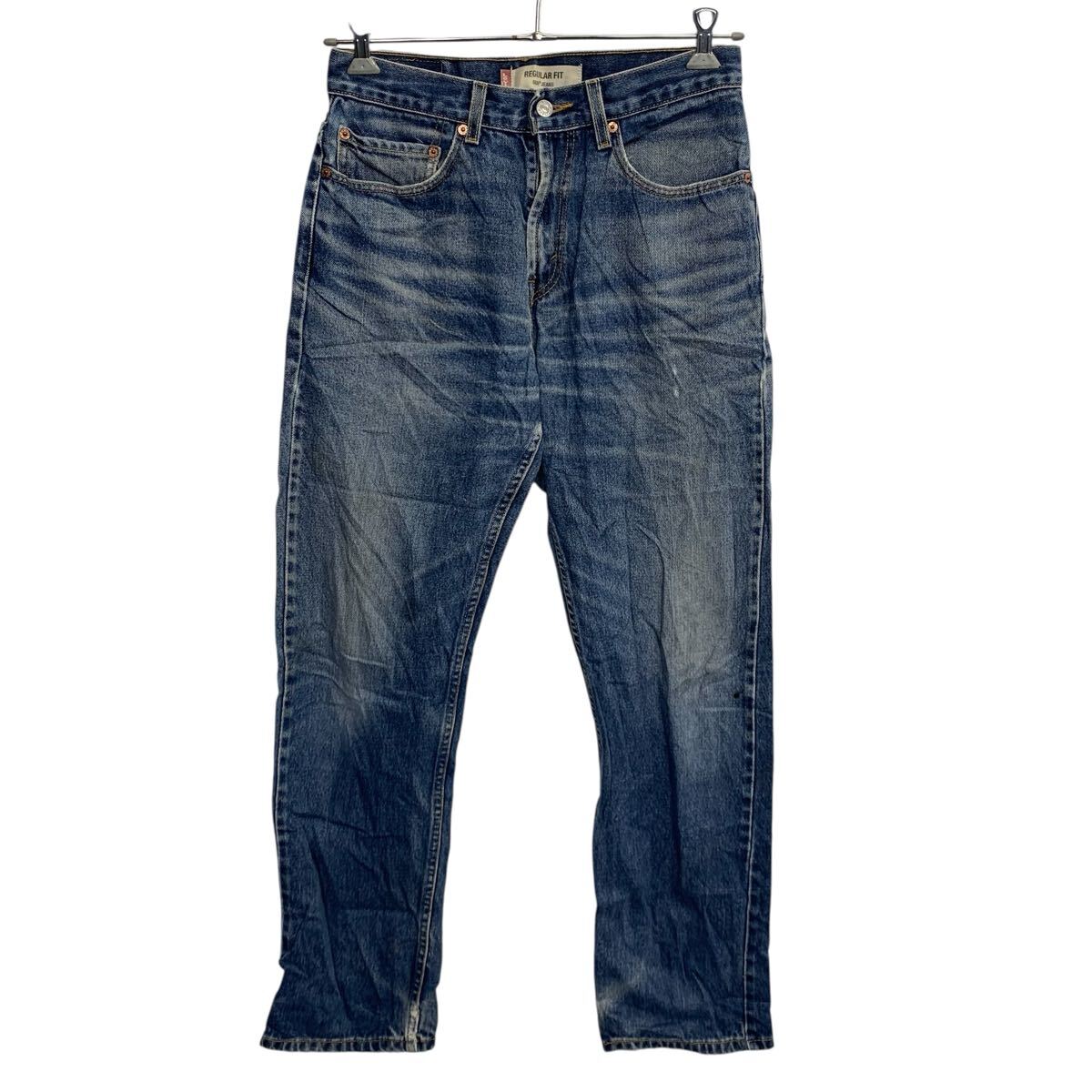 【中古】【古着】 Levi's 505 デニムパンツ W31 インディゴブルー リーバイス ジップアップ カジュアル アメカジ ジーンズ 古着卸 アメリカ仕入 2506-435