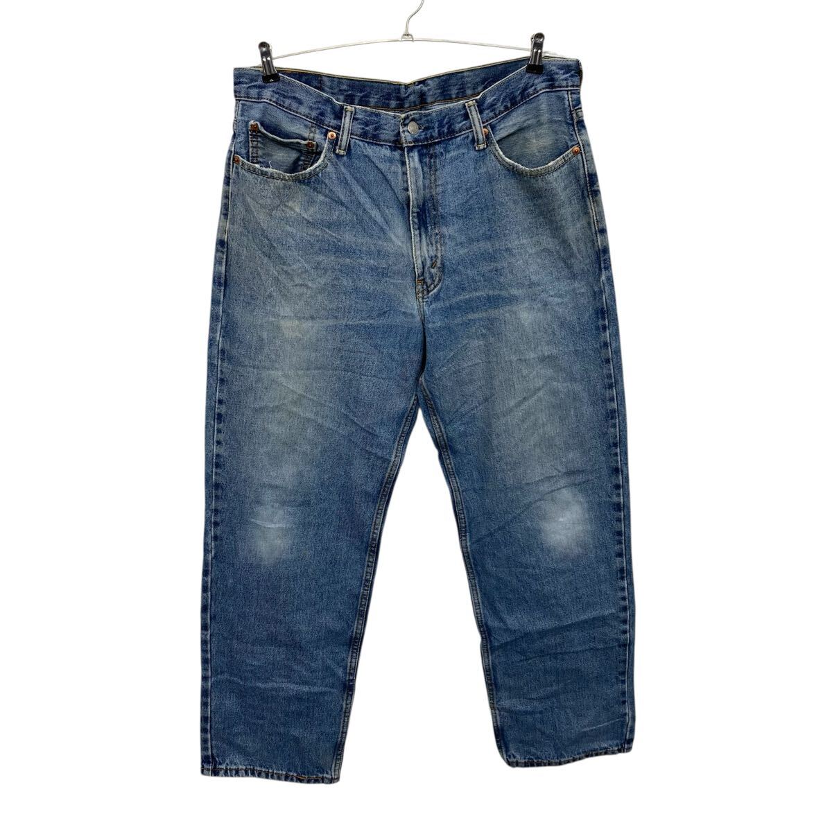 【中古】【古着】 Levi's 550 デニムパンツ W36 ブルー リーバイス ジップアップ カジュアル アメカジ ジーンズ 古着卸 アメリカ仕入 2506-436