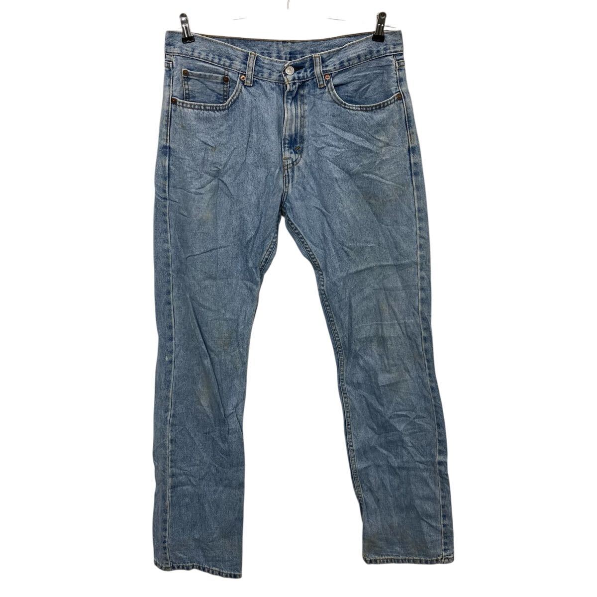 【中古】【古着】 Levi's 505 デニムパンツ W32 ブルー リーバイス ジップアップ カジュアル アメカジ ジーンズ 古着卸 アメリカ仕入 2506-440
