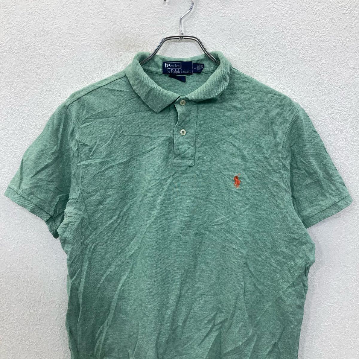 【中古】【古着】 Polo Ralph Lauren 半袖 ポロシャツ XL ネイビー ポロラルフロー...