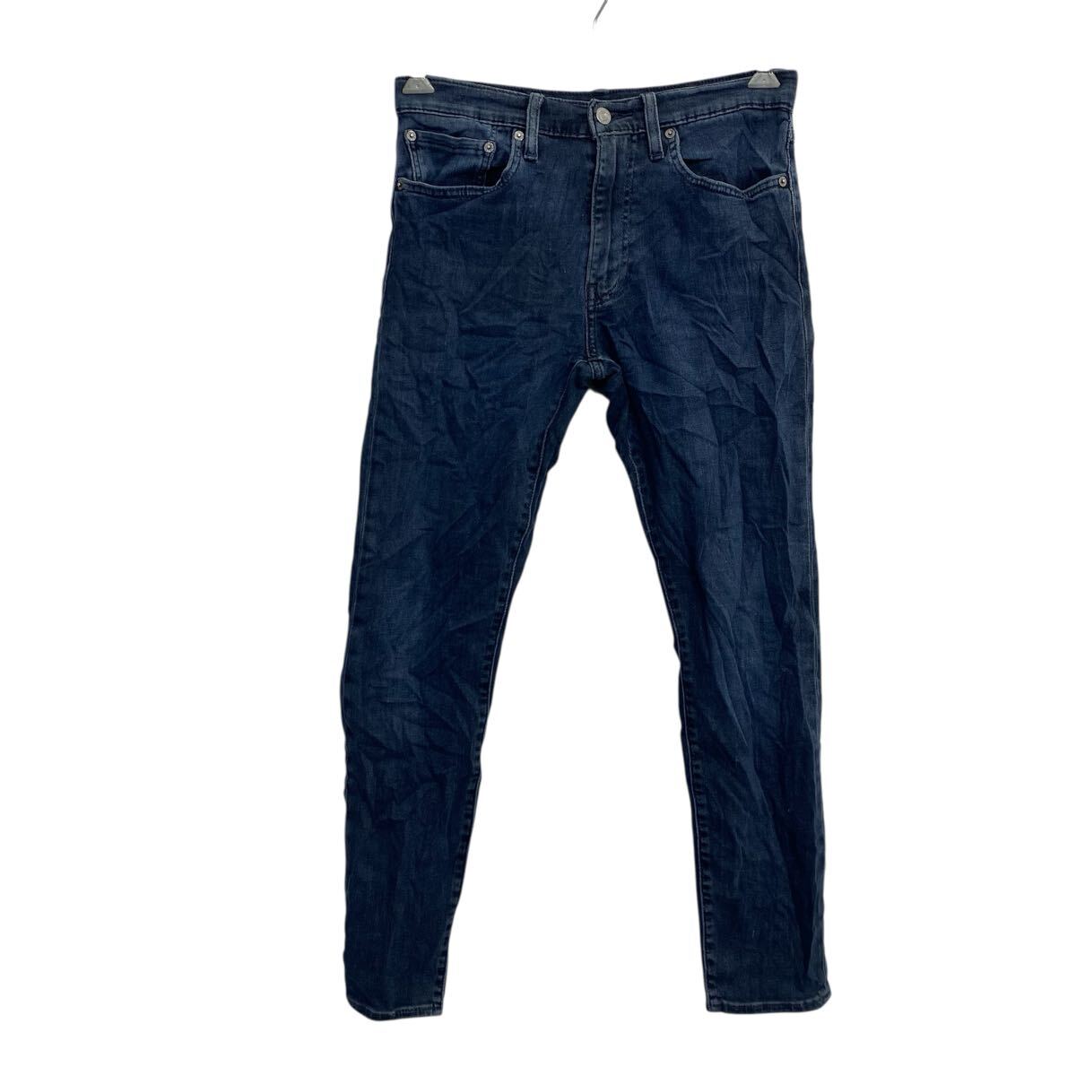【中古】【古着】 Levi's 512 デニムパンツ W31 インデュコブルー 濃紺 リーバイス ジップアップ テーパード スリムフィット 古着卸 アメリカ仕入 2506-468