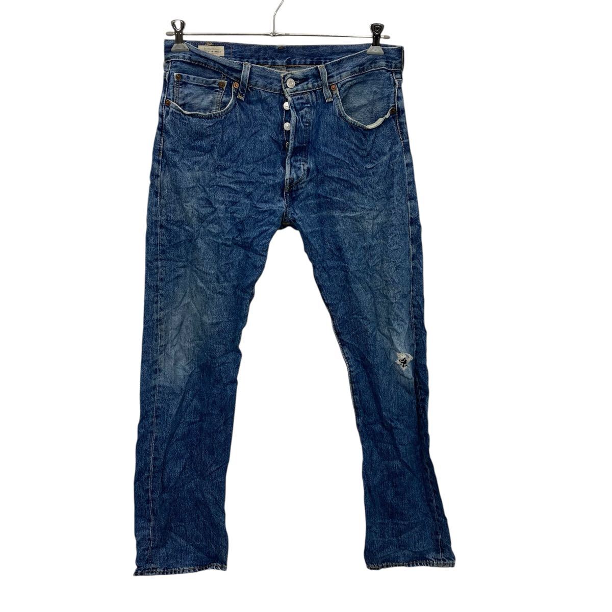 【中古】【古着】 Levi's 501 デニムパンツ W32 ブルー リーバイス ボタンフライ カジュアル アメカジ ジーンズ 古着卸 アメリカ仕入 2506-478