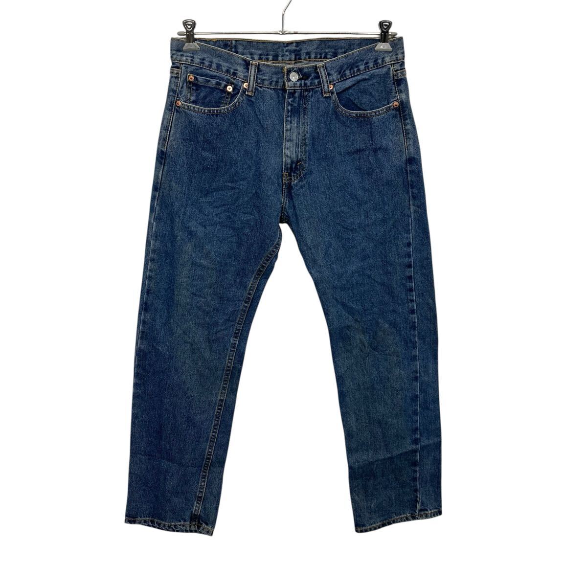 【中古】【古着】 Levi's 505 デニムパンツ W32 ブルー リーバイス ジップアップ カジュアル アメカジ ジーンズ 古着卸 アメリカ仕入 2506-499