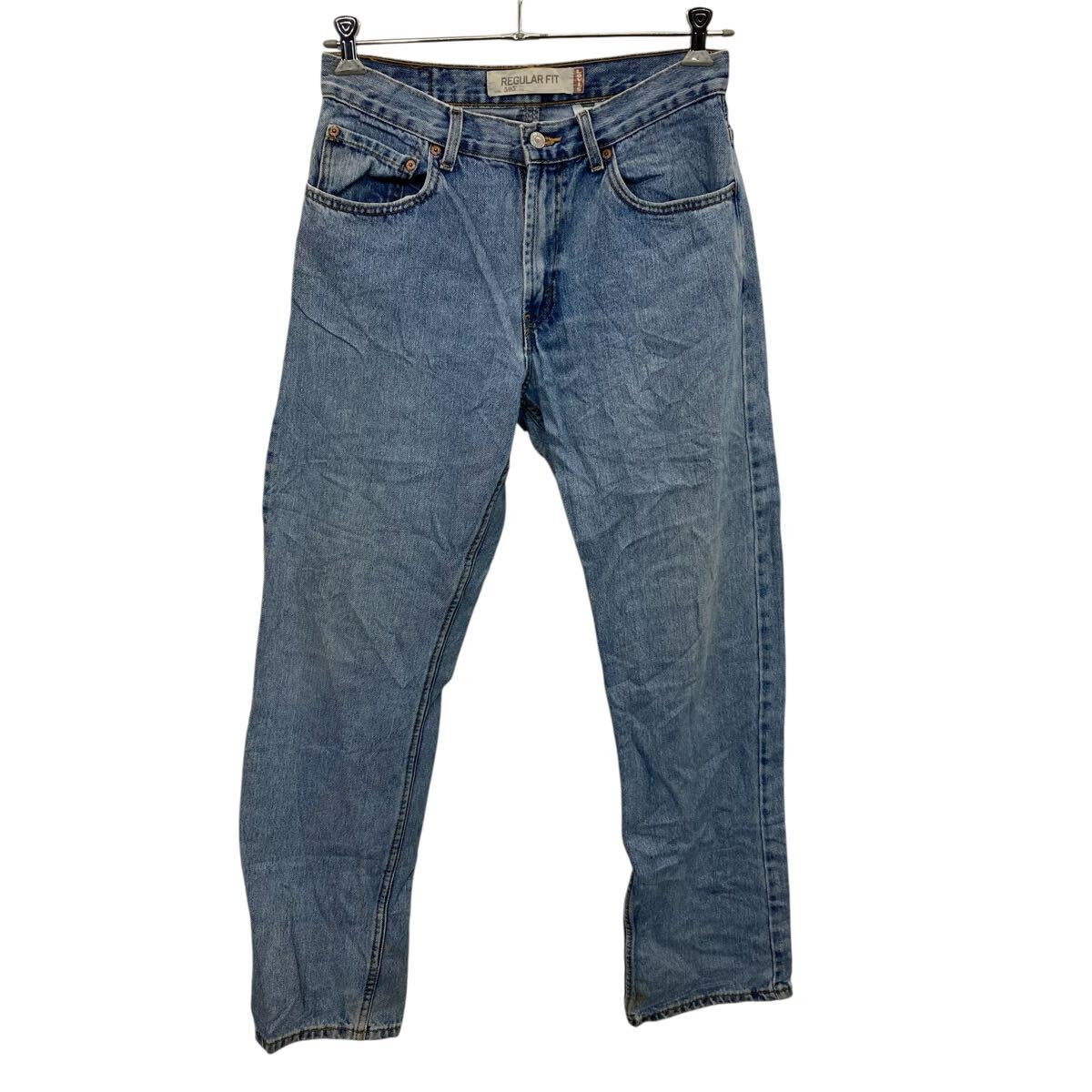 【中古】【古着】 Levi's 505 デニムパンツ W32 ブルー リーバイス ジップアップ カジュアル アメカジ ジーンズ 古着卸 アメリカ仕入 2506-510