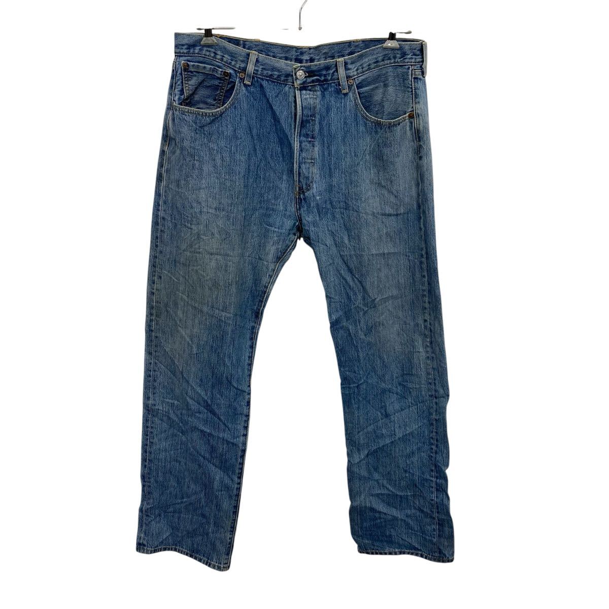 【中古】【古着】 Levi's 501 デニムパンツ W38 ブルー リーバイス ボタンフライ カジュアル アメカジ ジーンズ 古着卸 アメリカ仕入 2506-515