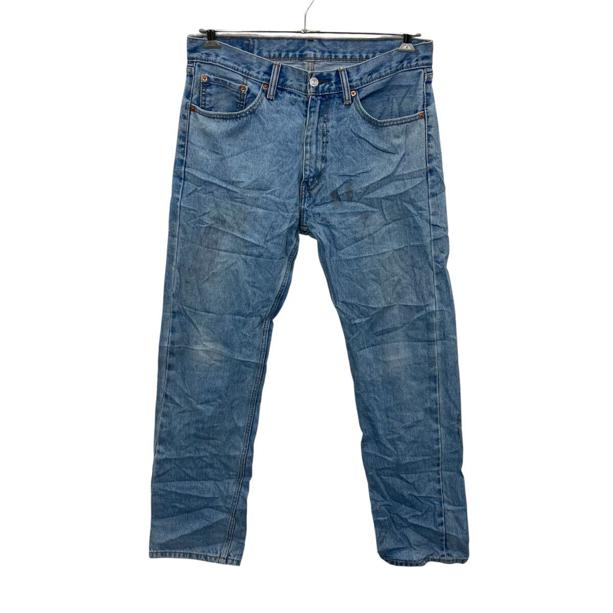 【中古】【古着】 Levi's 505 デニムパンツ W33 ブルー リーバイス ジップアップ カジュアル アメカジ ジーンズ 古着卸 アメリカ仕入 2506-517