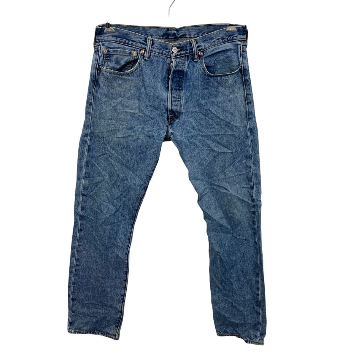 【中古】【古着】 Levi's 501 デニムパンツ W32 ブルー リーバイス ボタンフライ メキシコ製 カジュアル アメカジ ジーンズ 古着卸 アメリカ仕入 2506-536