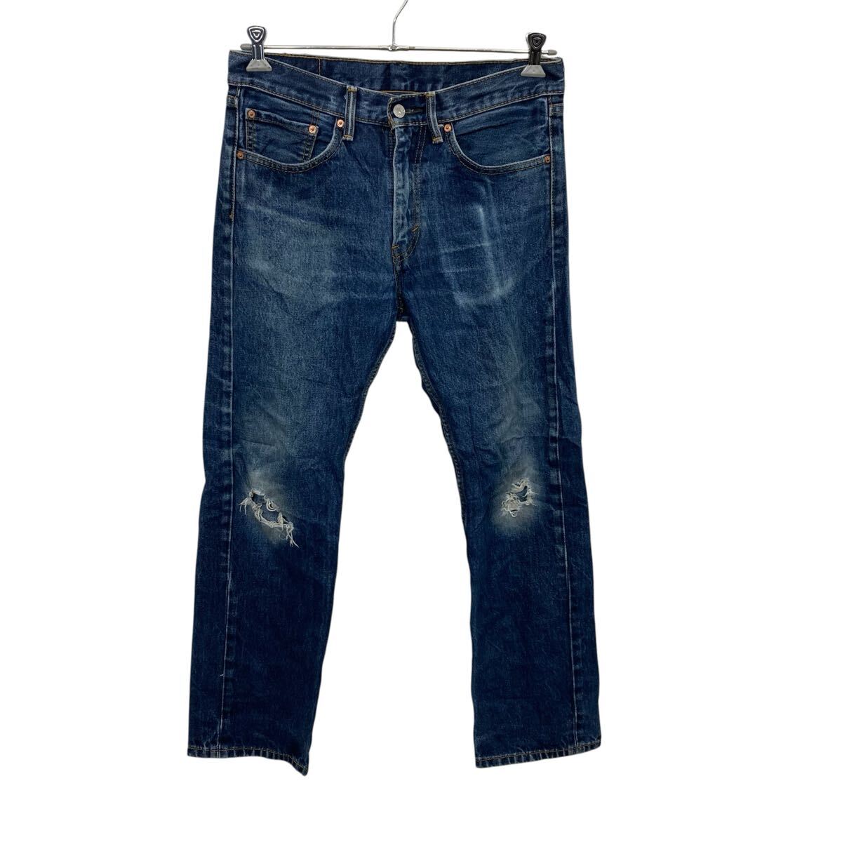 【中古】【古着】 Levi's 505 デニムパンツ W31 インディゴ リーバイス ジップアップ カジュアル アメカジ ジーンズ 古着卸 アメリカ仕入 2506-538