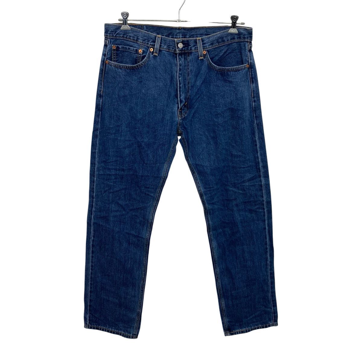 【中古】【古着】 Levi's 505 デニムパンツ W36 ブルー リーバイス ジップアップ カジュアル アメカジ ジーンズ 古着卸 アメリカ仕入 2506-540