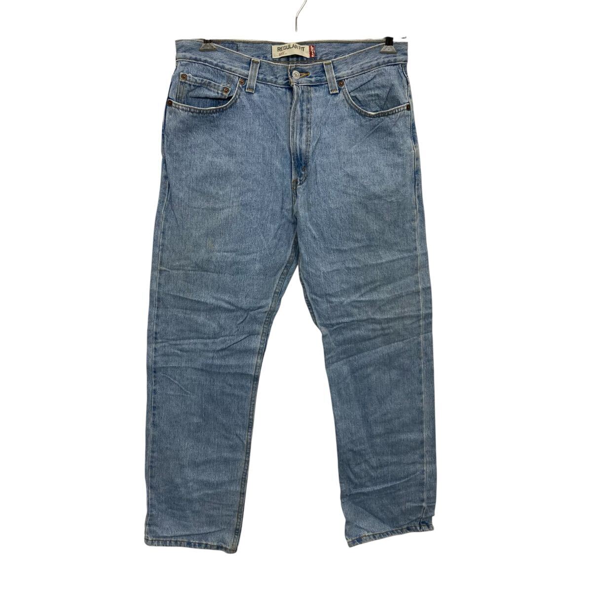 【中古】【古着】 Levi's 505 デニムパンツ W34 ブルー リーバイス ジップアップ メキシコ製 カジュアル アメカジ ジーンズ 古着卸 アメリカ仕入 2506-543