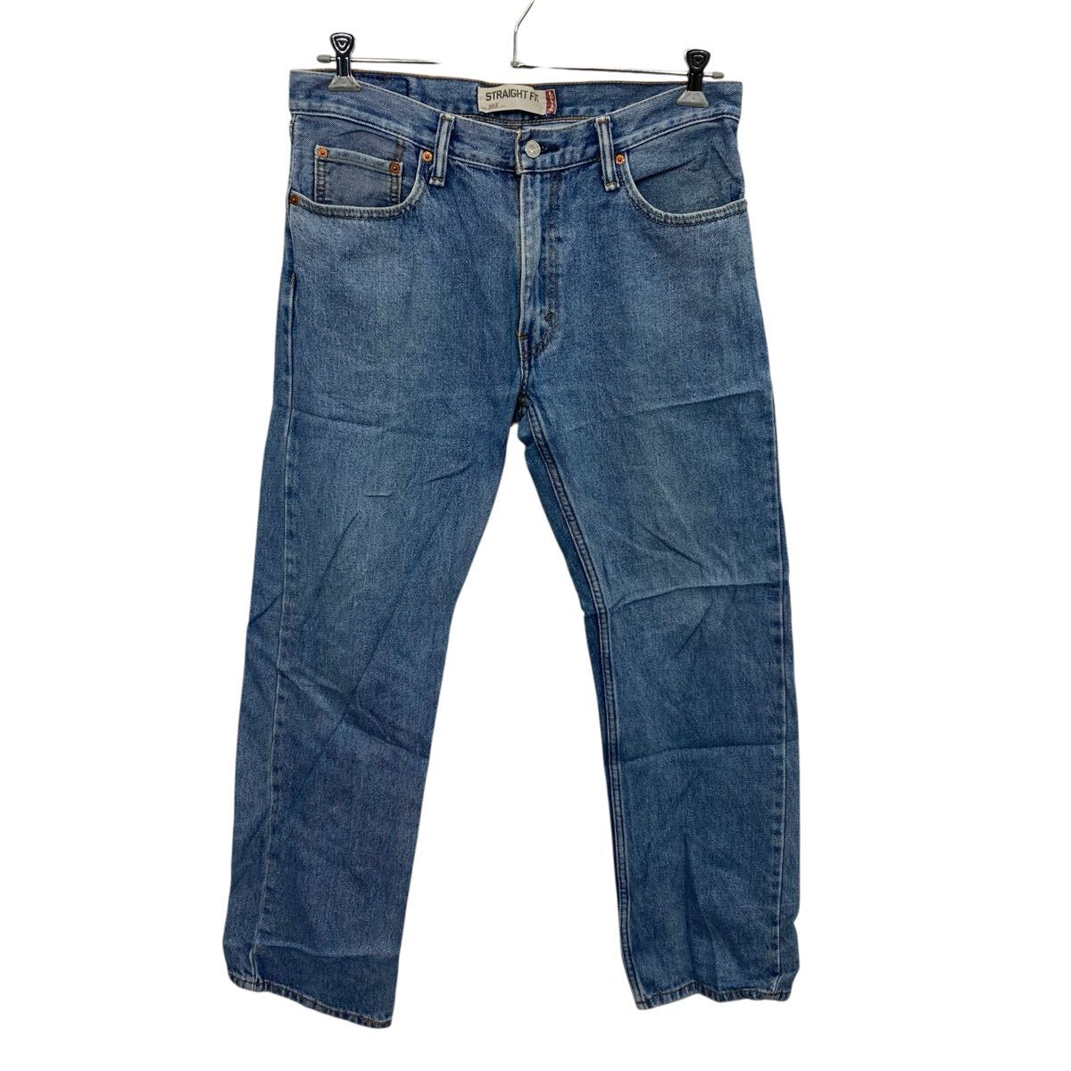 【中古】【古着】 Levi's 505 デニムパンツ W33 ブルー リーバイス ジップアップ カジュアル アメカジ ジーンズ 古着卸 アメリカ仕入 2506-545