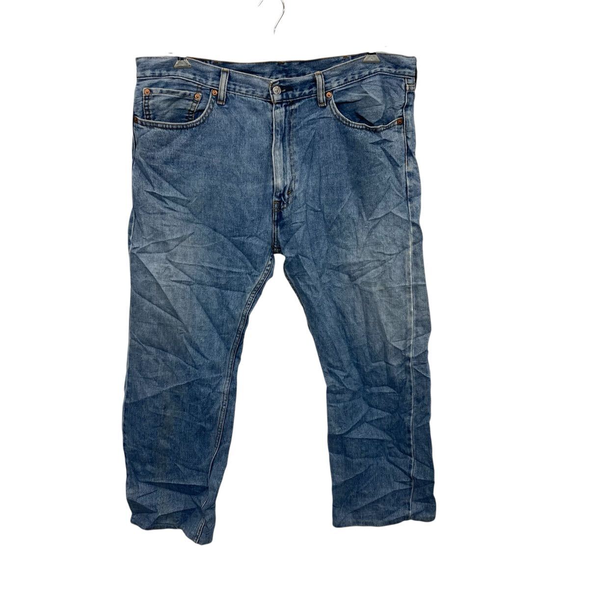 【中古】【古着】 Levi's 505 デニムパンツ W38 ブルー リーバイス ジップアップ カジュアル アメカジ ジーンズ 古着卸 アメリカ仕入 2506-546