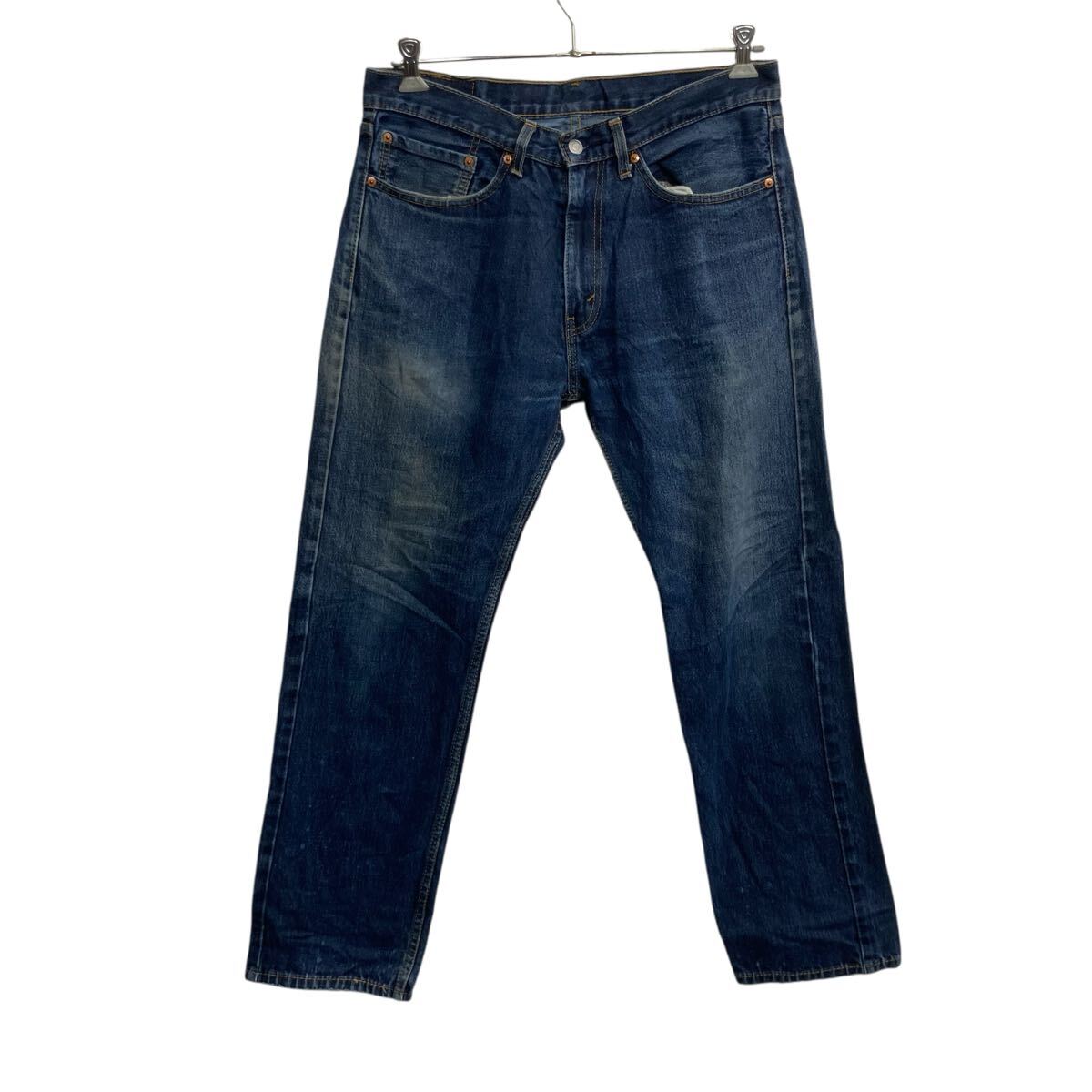 【中古】【古着】 Levi's 505 デニムパンツ W34 ブルー リーバイス ジップアップ テーパード ジーンズ アメカジ 古着卸 アメリカ仕入 2506-552