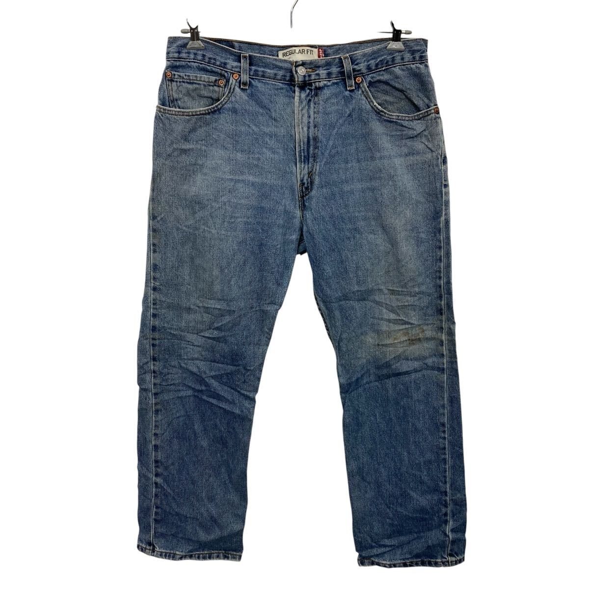 【中古】【古着】 Levi's 505 デニムパンツ W36 ブルー リーバイス ジップアップ カジュアル アメカジ ジーンズ 古着卸 アメリカ仕入 2506-559