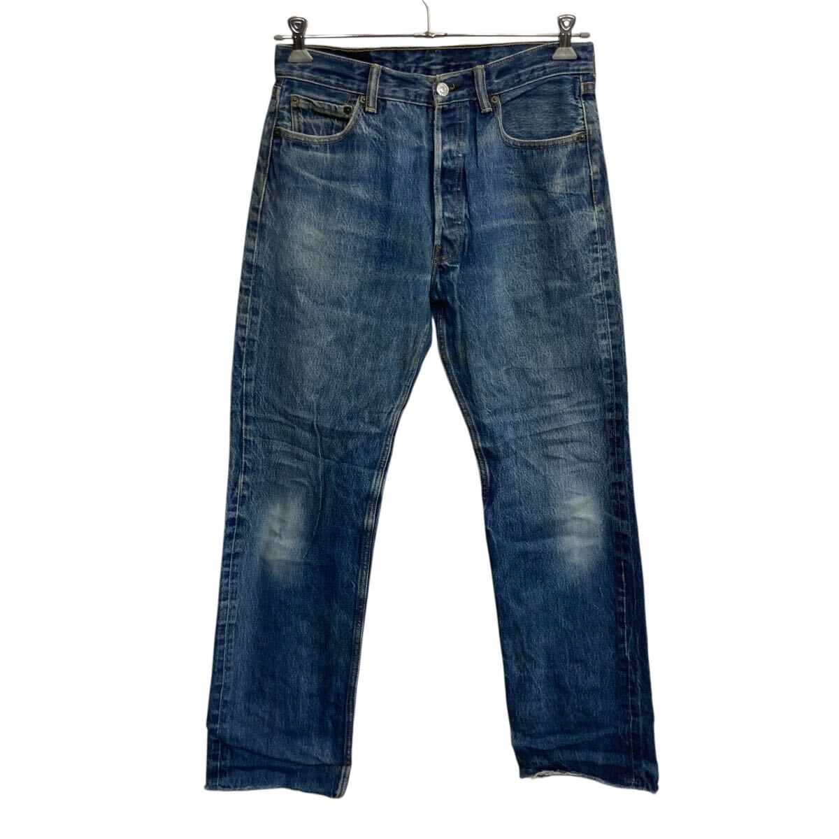 【中古】【古着】 Levi's 501 デニムパンツ W31 ブルー リーバイス ボタンフライ ストレートフィット アメカジ ジーンズ 古着卸 アメリカ仕入 2506-561
