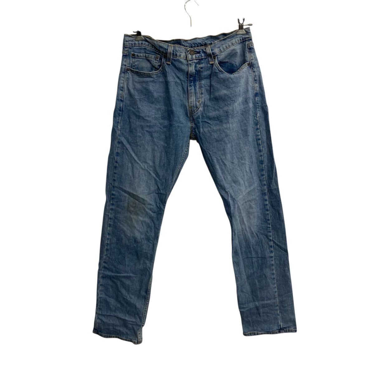 【中古】【古着】 Levi's デニムパンツ W34 ブルー リーバイス ジップアップ テーパード ジーンズ アメカジ 古着卸 アメリカ仕入 2506-566