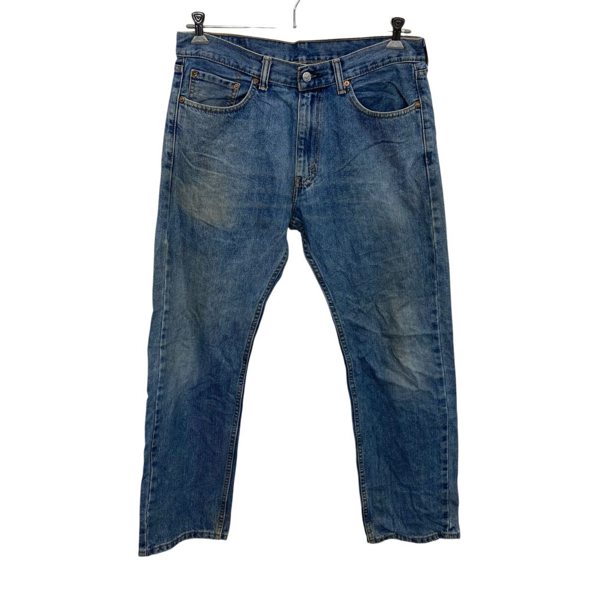 【中古】【古着】 Levi's 505 デニムパンツ W33 ブルー リーバイス ジップアップ カジュアル アメカジ ジーンズ 古着卸 アメリカ仕入 2506-575