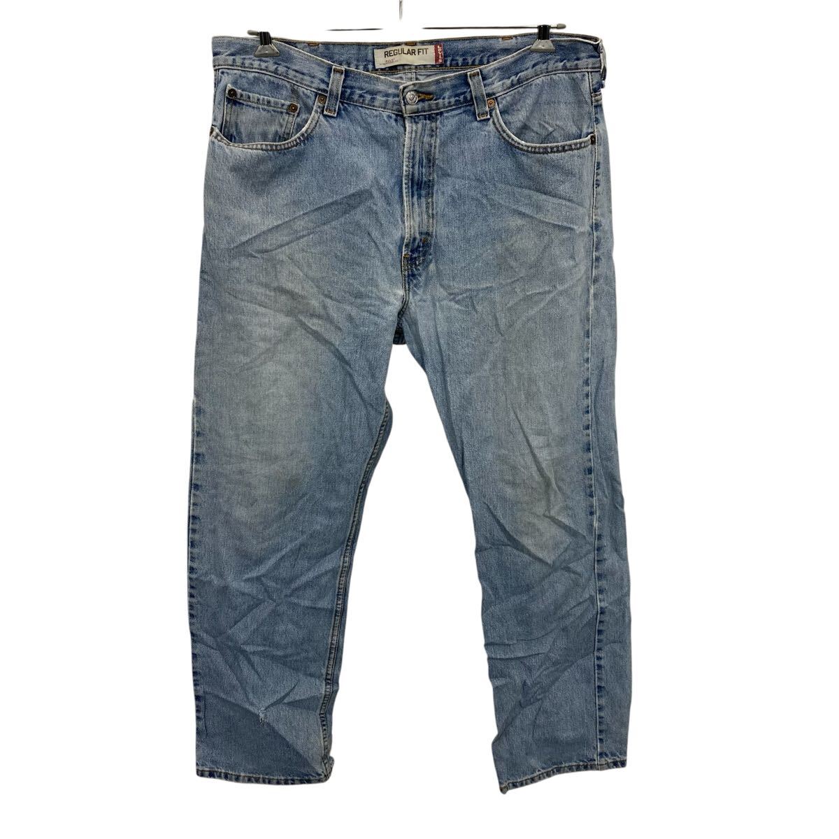 【中古】【古着】 Levi's 505 デニムパンツ W38 ライトブルー リーバイス ジップアップ メキシコ製 カジュアル アメカジ 古着卸 アメリカ仕入 2506-576