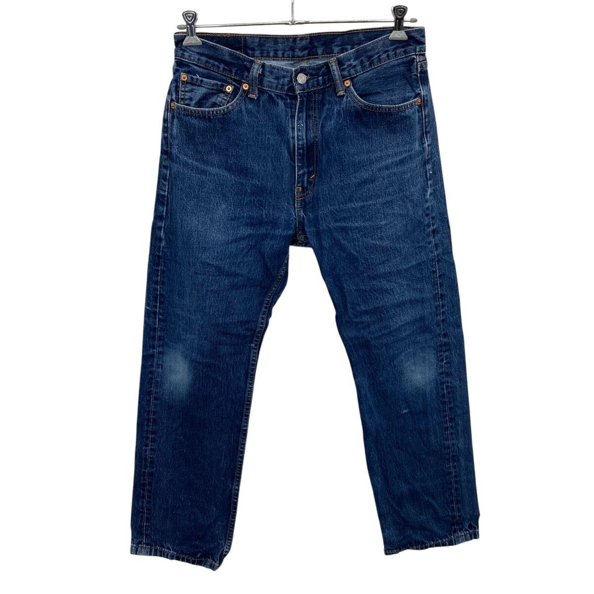【中古】【古着】 Levi's 505 デニムパンツ W33 インディゴ リーバイス ジップアップ カジュアル アメカジ ジーンズ 古着卸 アメリカ仕入 2506-577