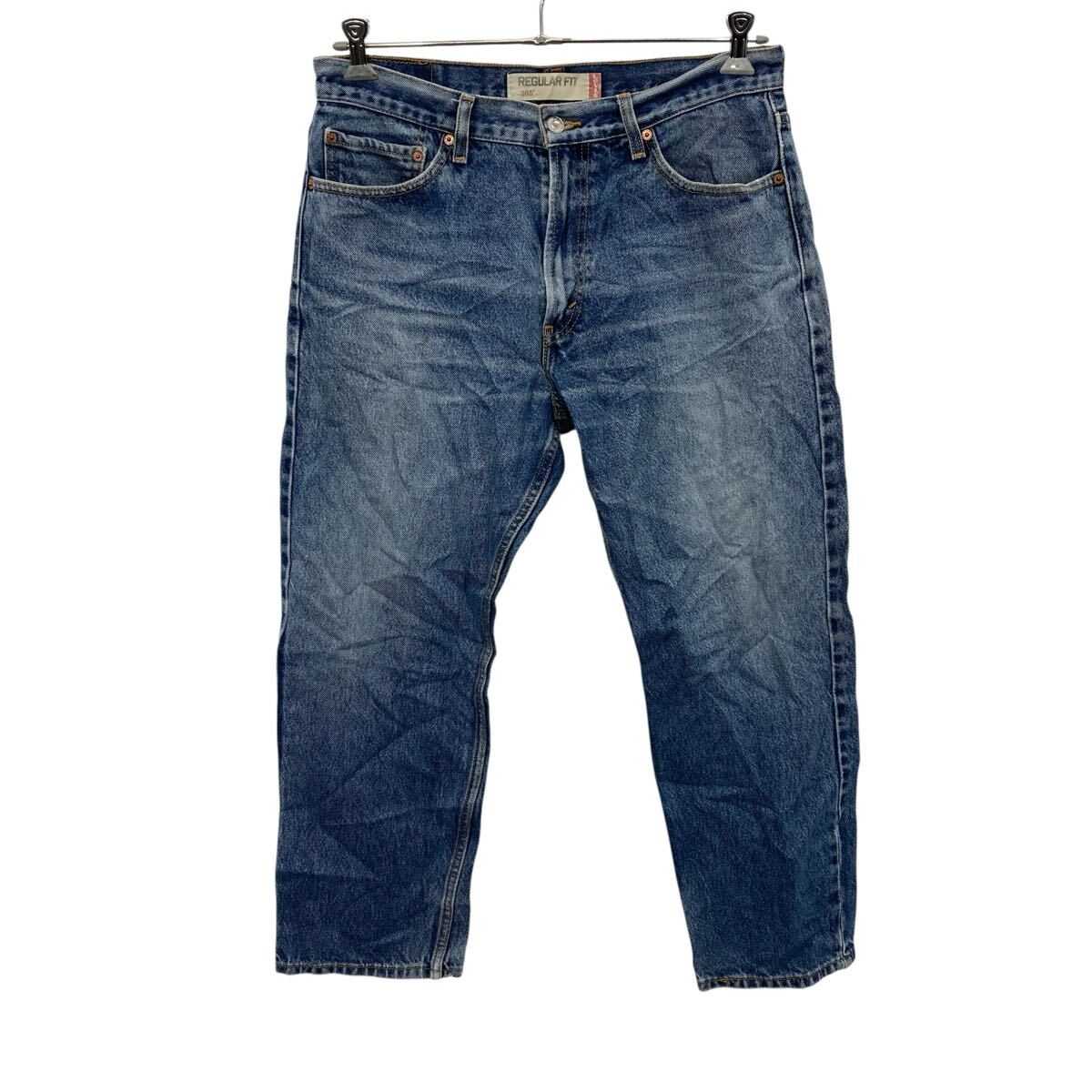 【中古】【古着】 Levi's 505 デニムパンツ W34 ブルー リーバイス ジップアップ メキシコ製 カジュアル アメカジ ジーンズ 古着卸 アメリカ仕入 2506-579