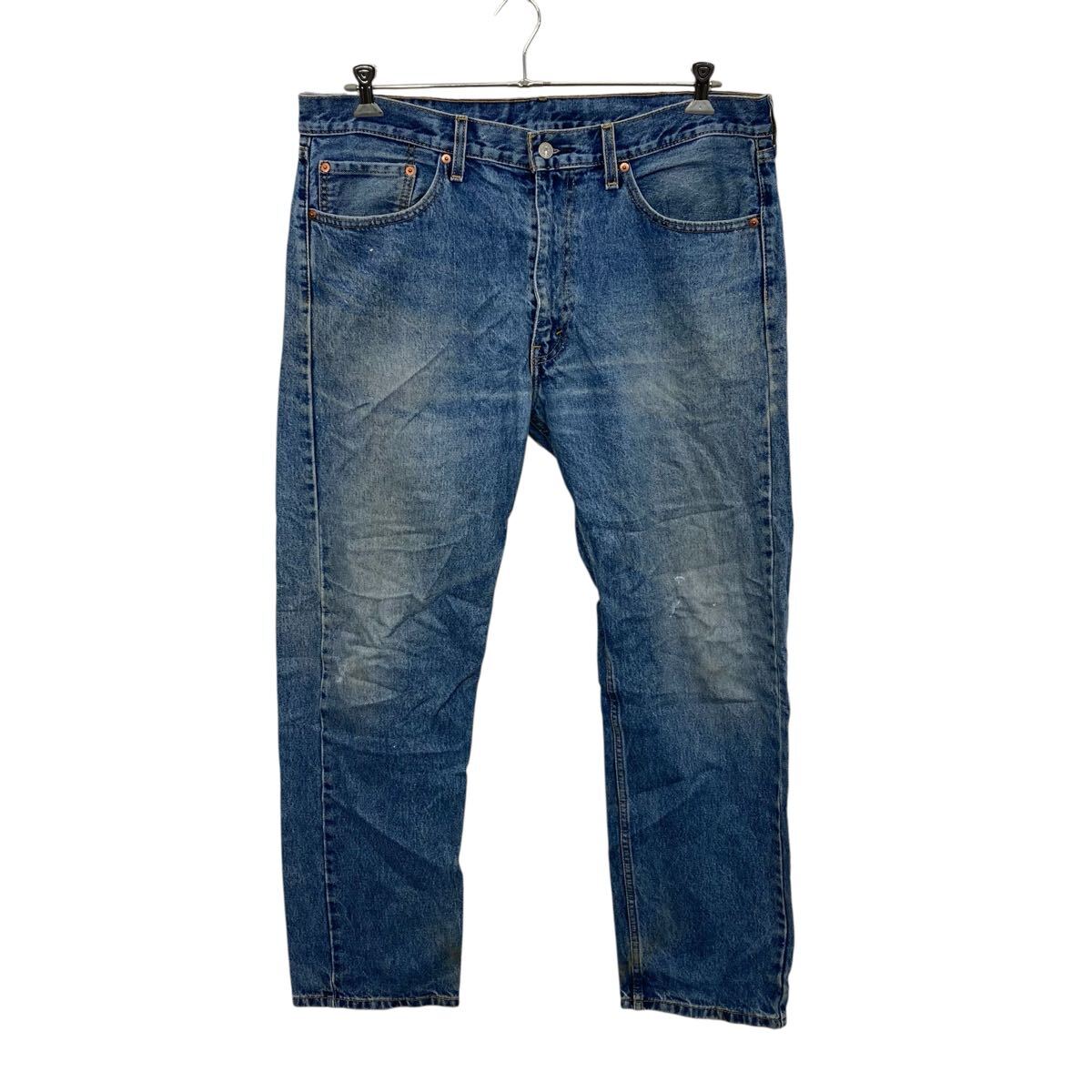 【中古】【古着】 Levi's 505 デニムパンツ W38 ブルー リーバイス ジップアップ カジュアル アメカジ ジーンズ 古着卸 アメリカ仕入 2506-582