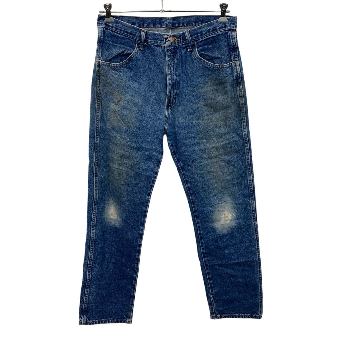  RUSTLER デニムパンツ W33 ブルー ラスラー ジップアップ メキシコ製 カジュアル アメカジ ジーンズ 古着卸 アメリカ仕入 2506-599