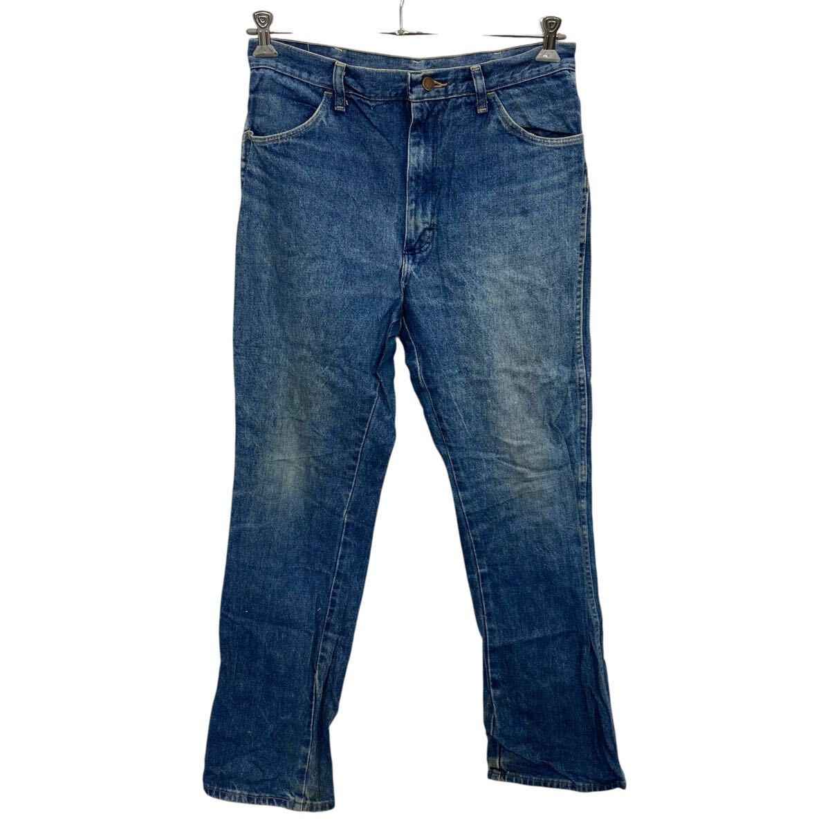  RUSTLER デニムパンツ W34 ブルー ラスラー ジップアップ カジュアル アメカジ ジーンズ デニム 古着卸 アメリカ仕入 2506-719