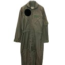 【中古】【古着】 U.S.AIR FORCE 長袖 つなぎ 38R オリーブ ユーエスエアフォース ジップアップ 60's 60年代 オールインワン 古着卸 アメリカ仕入 a706-5784