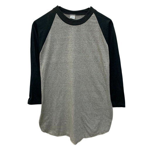 【中古】【古着】 AORTOG 長袖 無地Tシャツ L グレー ブラック プルオーバー アメリカ製 ラグラン ロンT ロングTシャツ 古着卸 アメリカ仕入 a706-5890 【中古】【古着】 AORTOG 長袖 無地Tシャツ L グレー ブラック プルオーバー アメリカ製 ラグラン ロンT ロングTシャツ 古着卸 アメリカ仕入 a706-5890