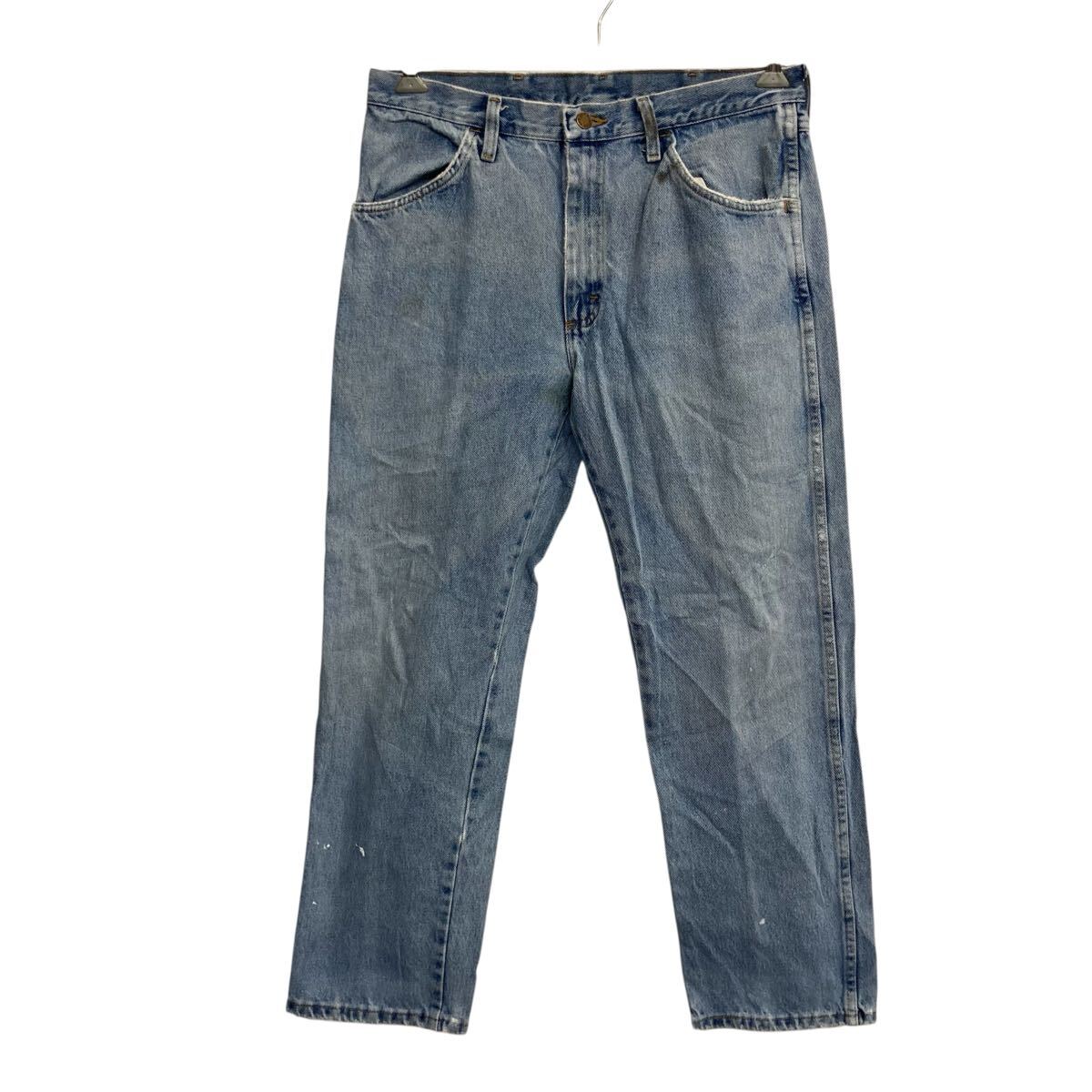  RUSTLER デニムパンツ W34 ブルー ラスラー ジップアップ メキシコ製 ジーンズ カジュアル 古着卸 アメリカ仕入 2506-758
