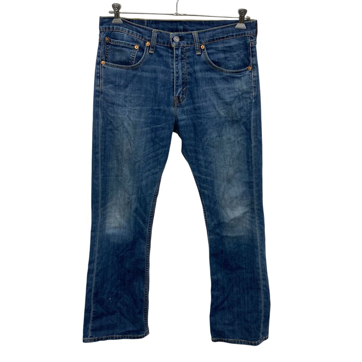 【中古】【古着】 Levi's 527 デニムパンツ W34 ブルー リーバイス ジップアップ カジュアル アメカジ ジーンズ デニム 古着卸 アメリカ仕入 2506-802