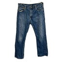 【中古】【古着】 POLO RALPH LAUREN デニムパンツ W34 ブルー ポロラルフローレン ジップアップ ジーンズ カジュアル 古着卸 アメリカ仕入 2506-861