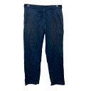 【中古】【古着】 Dickies ワークパンツ W36 ネイビー ディッキーズ ジップアップ ワーク ビッグサイズ コットン 古着卸 アメリカ仕入 2506-890