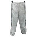 【中古】【古着】 Reebok ジャージパンツ M ホワイト リーボック ナイロンパンツ ウエストロープ ジョガー サイドライン 古着卸 アメリカ仕入 2506-927
