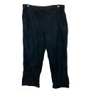 【中古】【古着】 NAUTICA ジャージパンツ XL ブラック ノーティカ イージーパンツ ウエストロープ 裾ジップ フリース 古着卸 アメリカ仕入 2506-930