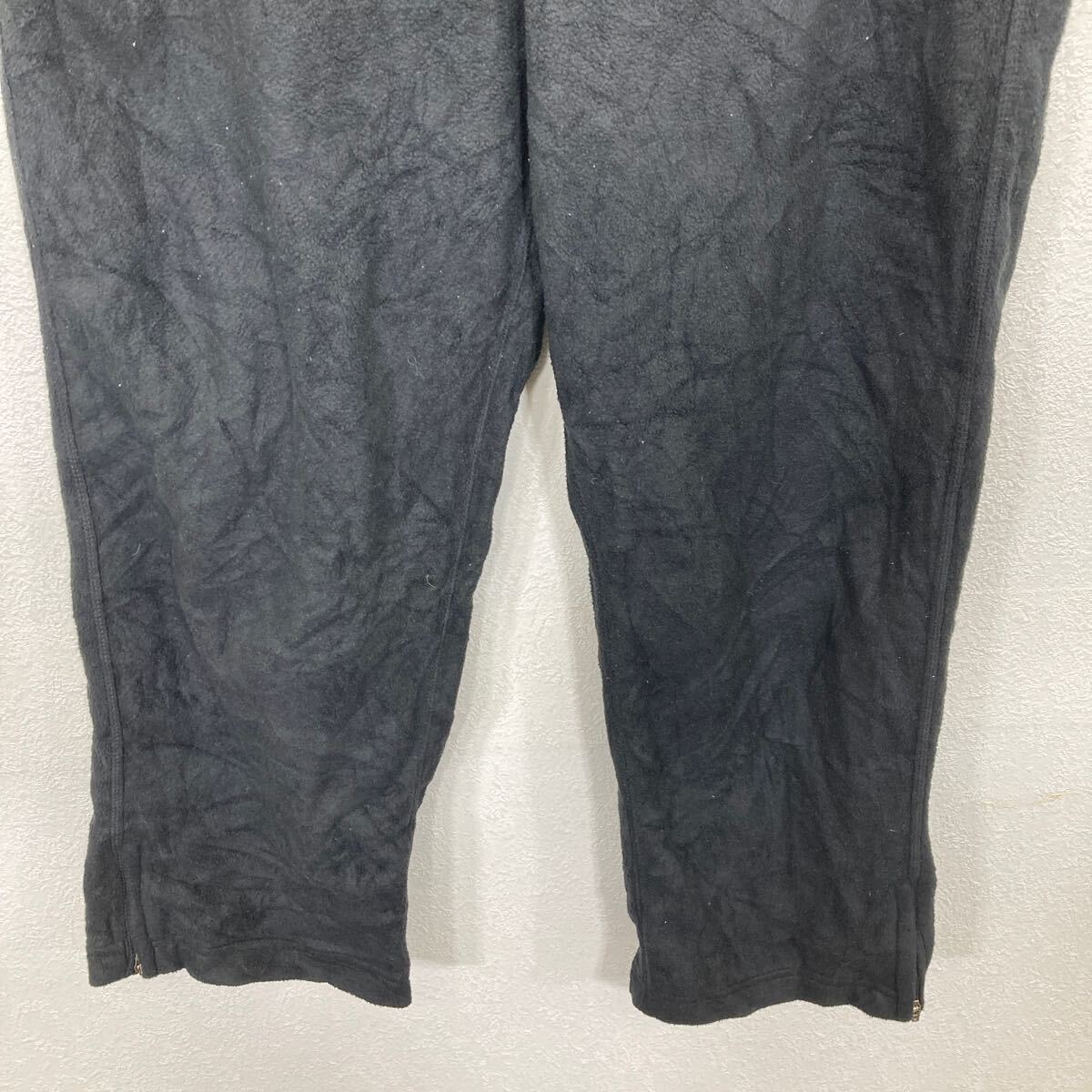 【中古】【古着】 NAUTICA ジャージパンツ XL ブラック ノーティカ イージーパンツ ウエストロープ 裾ジップ フリース 古着卸 アメリカ仕入 2506-930