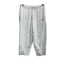 【中古】【古着】 NIKE ジャージパンツ L ホワイト ナイキ イージーパンツ スウェットパンツ ワイド スポーティー 古着卸 アメリカ仕入 2506-935