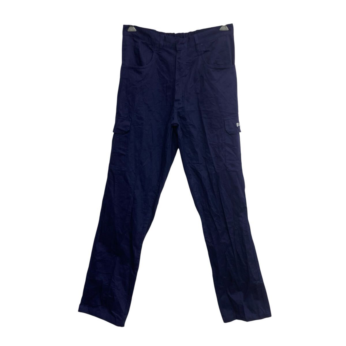 【中古】【古着】 ワークパンツ M ネイビー系 ジップアップ Electrolux エレクトロラックス カーゴパンツ 企業 古着卸 アメリカ仕入 2506-996