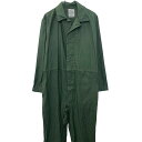 【中古】【古着】 U.S.ARMY 長袖 つなぎ M オリーブ ユーエスアーミー マジックテープ 90's 97年度 オールインワン 古着卸 アメリカ仕入 a706-6123