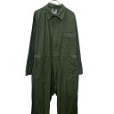 【中古】【古着】 U.S.ARMY 長袖 つなぎ L オリーブ ユーエスアーミー マジックテープ 90's 92年度 オールインワン 古着卸 アメリカ仕入 a706-6124