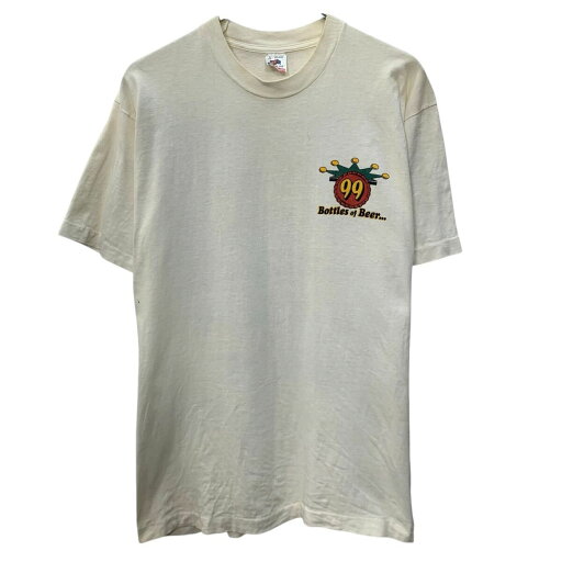 【中古】【古着】 FRUIT OF THE LOOM 半袖 プリントTシャツ L ホワイト フルーツオブザルーム プルオーバー 90's ビール 古着卸 アメリカ仕入 a706-6146 【中古】【古着】 FRUIT OF THE LOOM 半袖 プリントTシャツ L ホワイト フルーツオブザルーム プルオーバー 90's ビール 古着卸 アメリカ仕入 a706-6146