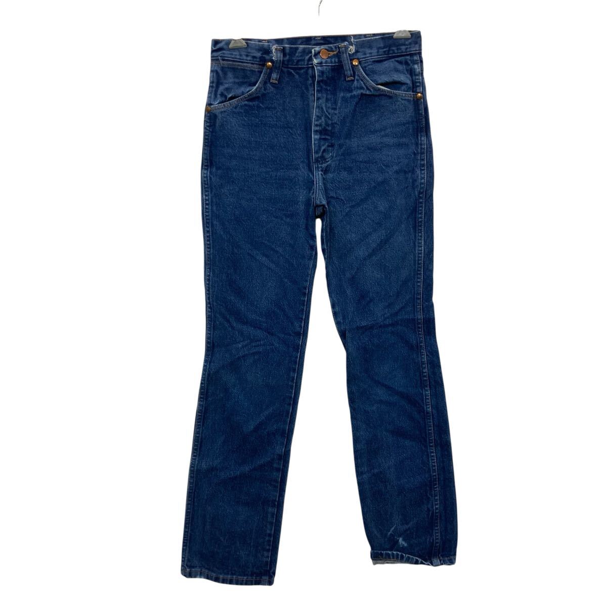 【中古】【古着】 Wrangler デニムパンツ W30 ブルー ラングラー ジップアップ メキシコ製 ジーンズ アメカジ 古着卸 アメリカ仕入 2506-1139
