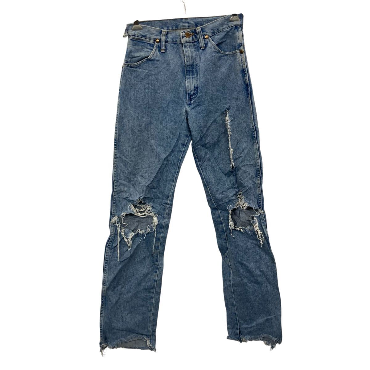 Pants - 【中古】【古着】 Wrangler デニムパンツ 3 ライトブルー ラングラー ジップアップ メキシコ製 ジーンズ アメカジ カジュアル 古着卸 アメリカ仕入 2506-1140