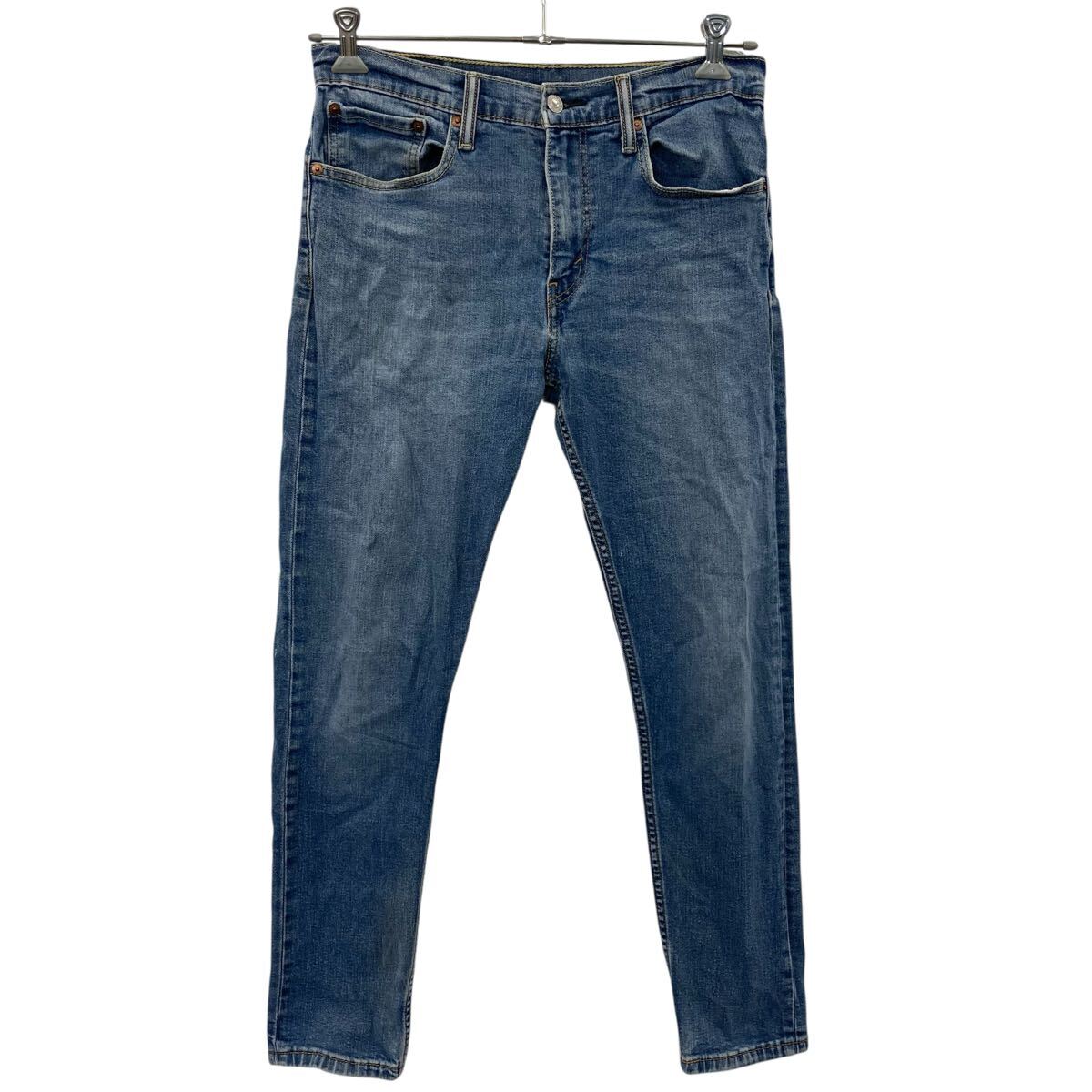 【中古】【古着】 levi’s デニムパンツ W31 インディゴブルー リーバイス ジップアップ スリム アメカジ ジーンズ 古着卸 アメリカ仕入 2506-1212