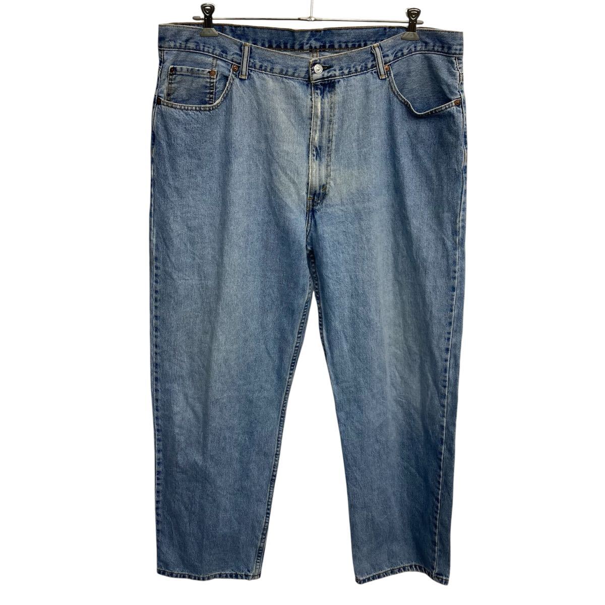 【中古】【古着】 Levi's 550 デニムパンツ W44 ライトブルー リーバイス ジップアップ カジュアル アメカジ ジーンズ 古着卸 アメリカ仕入 2506-1264